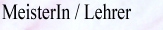 MeisterIn / Lehrer